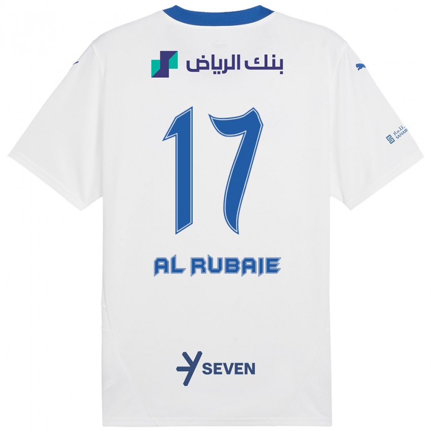 Kinder Mohammed Al-Rubaie #17 Weiß Blau Auswärtstrikot Trikot 2024/25 T-Shirt Schweiz