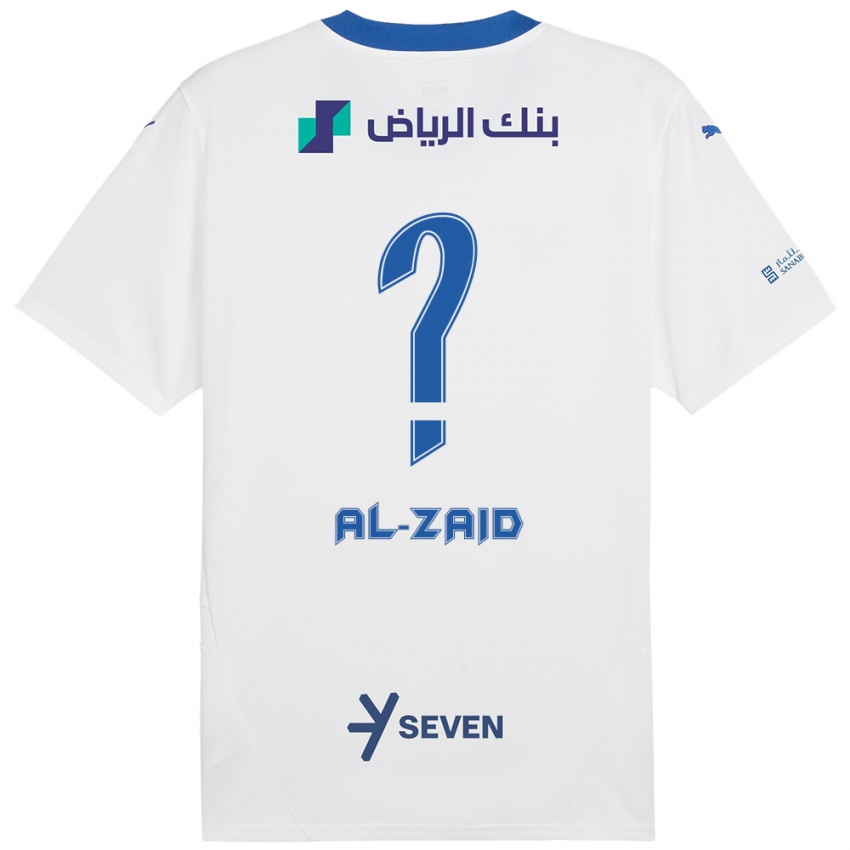 Kinder Suhayb Al-Zaid #0 Weiß Blau Auswärtstrikot Trikot 2024/25 T-Shirt Schweiz