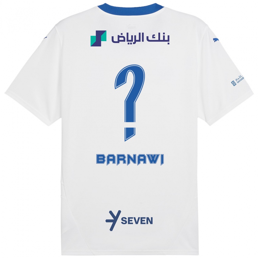 Kinder Abdulsalam Barnawi #0 Weiß Blau Auswärtstrikot Trikot 2024/25 T-Shirt Schweiz