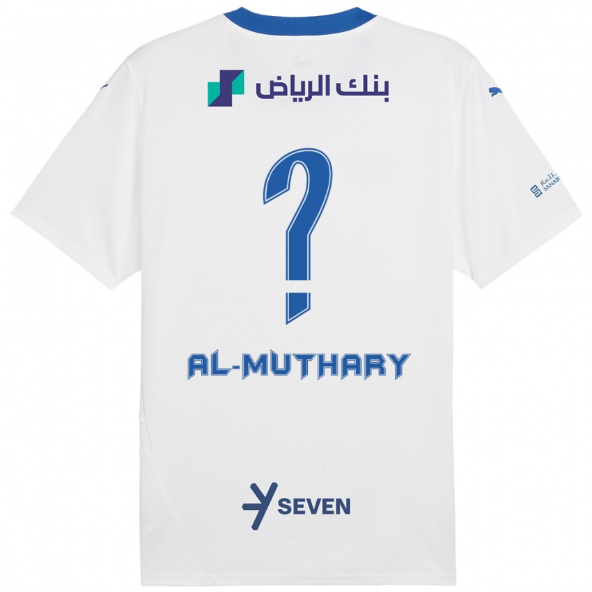 Kinder Saad Al-Muthary #0 Weiß Blau Auswärtstrikot Trikot 2024/25 T-Shirt Schweiz