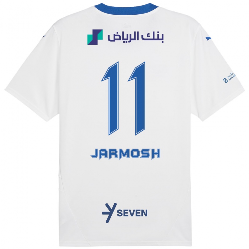 Kinder Abdulaziz Jarmosh #11 Weiß Blau Auswärtstrikot Trikot 2024/25 T-Shirt Schweiz