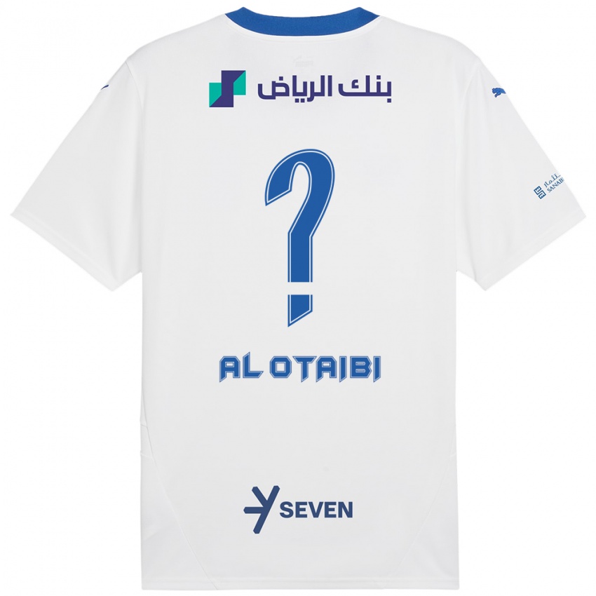 Kinder Majd Al-Otaibi #0 Weiß Blau Auswärtstrikot Trikot 2024/25 T-Shirt Schweiz