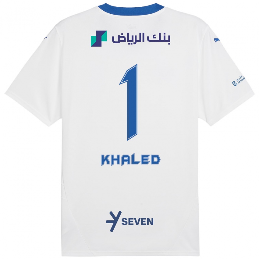 Kinder Nawal Khaled #1 Weiß Blau Auswärtstrikot Trikot 2024/25 T-Shirt Schweiz