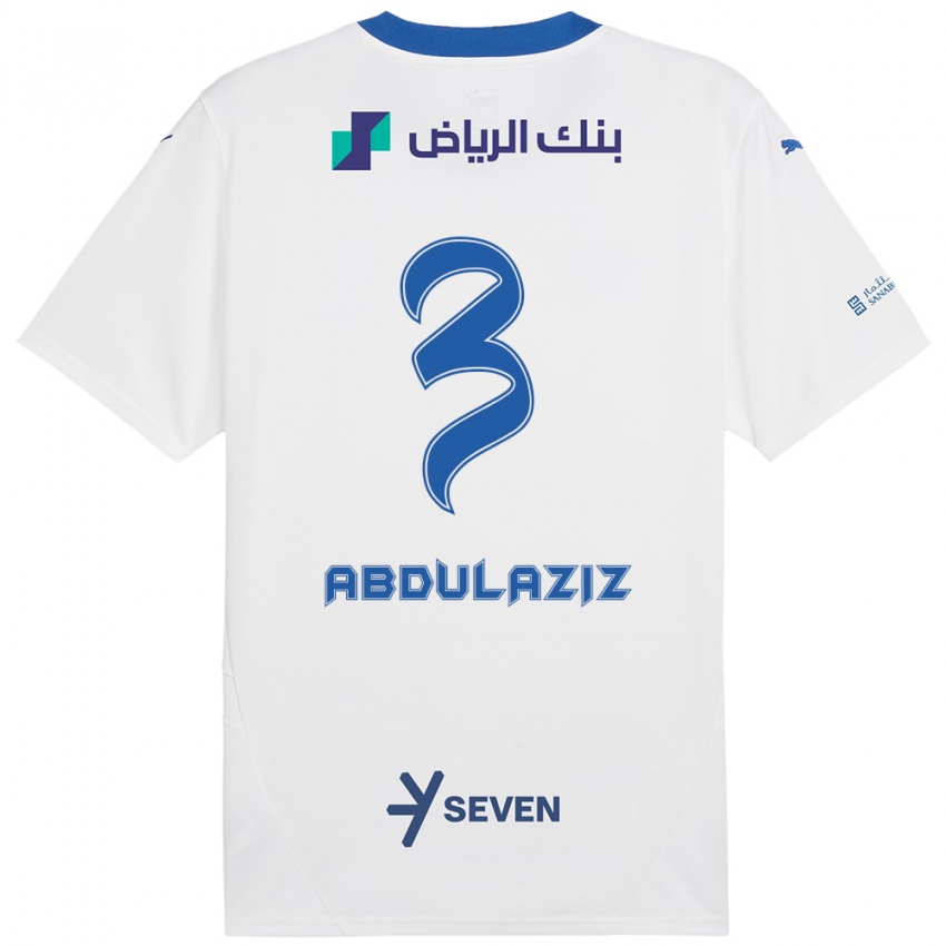 Kinder Al Jawhara Abdulaziz #3 Weiß Blau Auswärtstrikot Trikot 2024/25 T-Shirt Schweiz