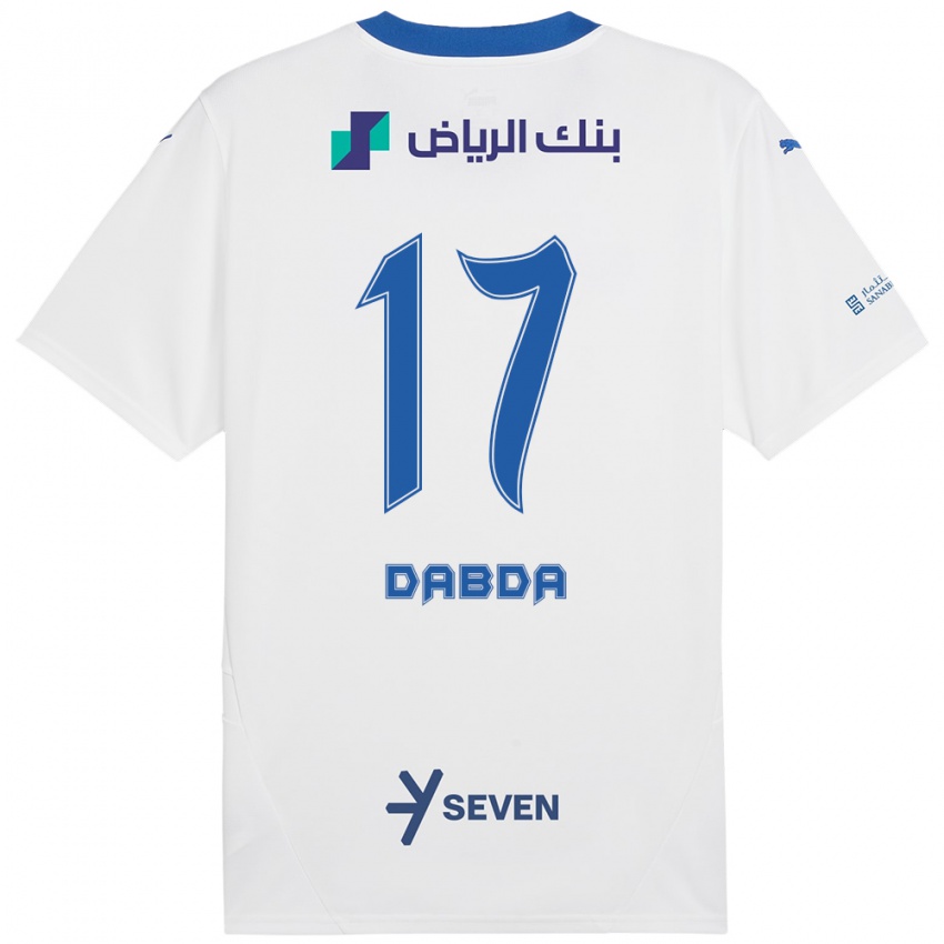 Kinder Claudia Dabda #17 Weiß Blau Auswärtstrikot Trikot 2024/25 T-Shirt Schweiz