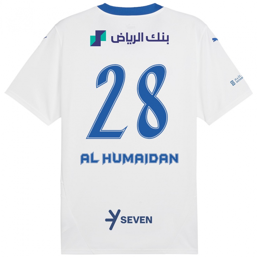 Kinder Fay Al-Humaidan #28 Weiß Blau Auswärtstrikot Trikot 2024/25 T-Shirt Schweiz