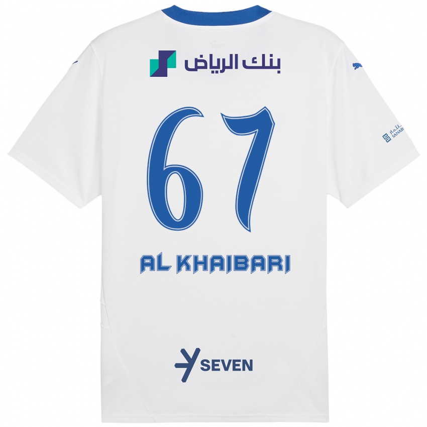 Kinder Mohammed Al-Khaibari #67 Weiß Blau Auswärtstrikot Trikot 2024/25 T-Shirt Schweiz