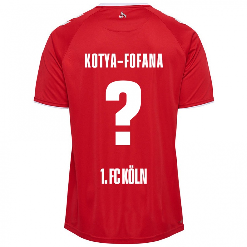 Kinder Assad Kotya-Fofana #0 Rot Weiß Auswärtstrikot Trikot 2024/25 T-Shirt Schweiz