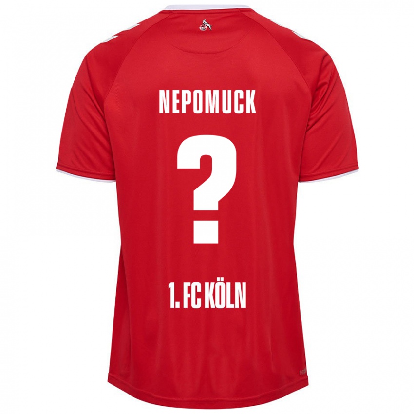 Kinder Simon Nepomuck #0 Rot Weiß Auswärtstrikot Trikot 2024/25 T-Shirt Schweiz