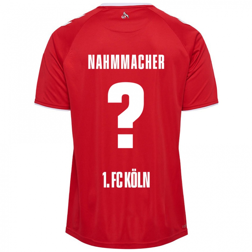 Enfant Maillot Emil Nahmmacher #0 Rouge Blanc Tenues Extérieur 2024/25 T-Shirt Suisse