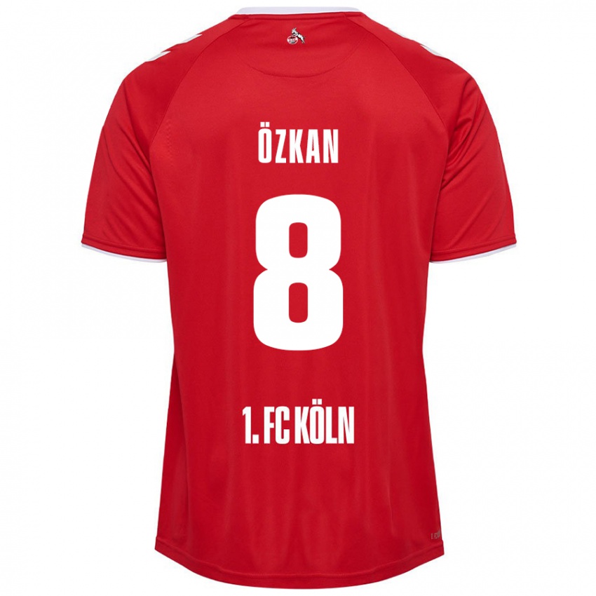 Kinder Mikail Özkan #8 Rot Weiß Auswärtstrikot Trikot 2024/25 T-Shirt Schweiz