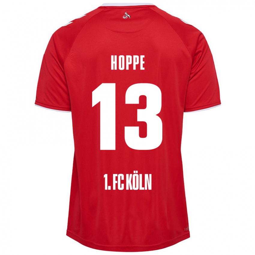 Kinder Paula Hoppe #13 Rot Weiß Auswärtstrikot Trikot 2024/25 T-Shirt Schweiz