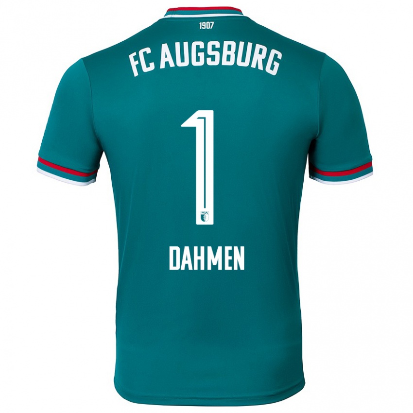 Kinder Finn Dahmen #1 Dunkelgrün Auswärtstrikot Trikot 2024/25 T-Shirt Schweiz