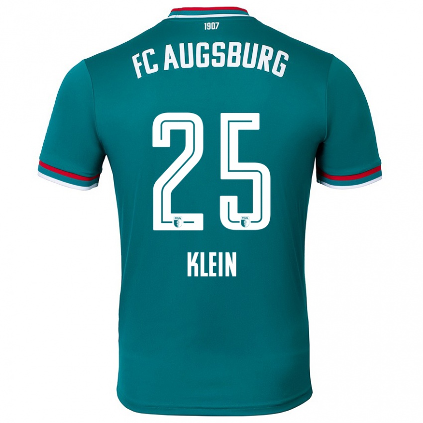 Kinder Daniel Klein #25 Dunkelgrün Auswärtstrikot Trikot 2024/25 T-Shirt Schweiz