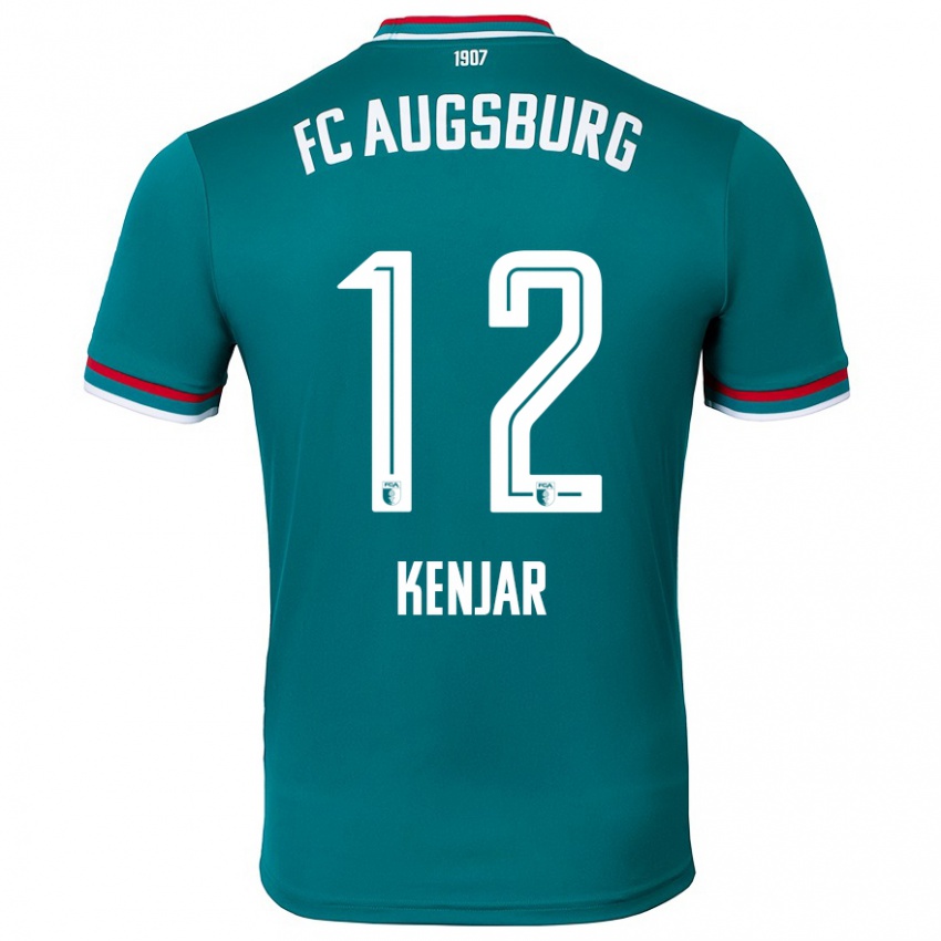 Kinder Alen Kenjar #12 Dunkelgrün Auswärtstrikot Trikot 2024/25 T-Shirt Schweiz