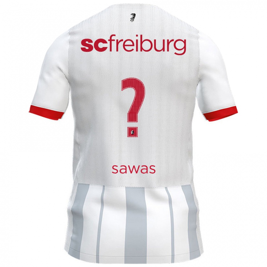 Kinder Leon Sawas #0 Weiß Grau Auswärtstrikot Trikot 2024/25 T-Shirt Schweiz