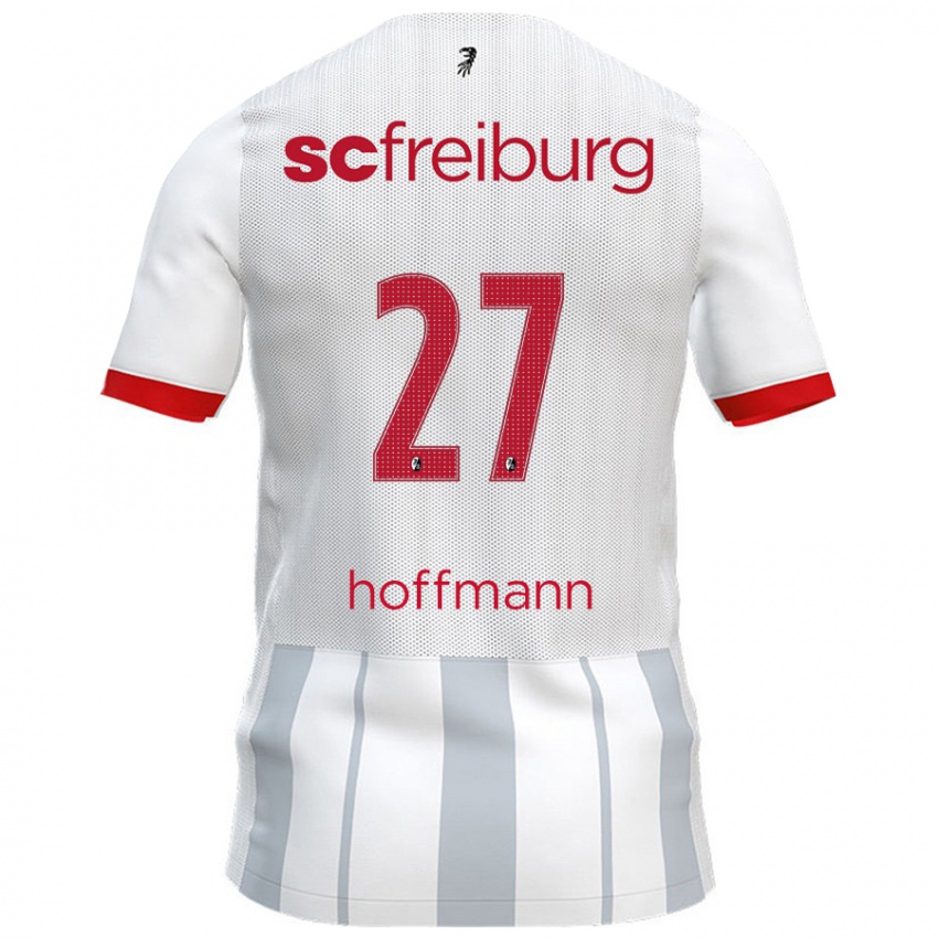 Kinder Giovanna Hoffmann #27 Weiß Grau Auswärtstrikot Trikot 2024/25 T-Shirt Schweiz