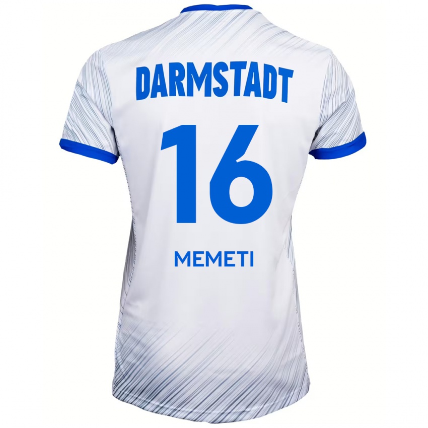 Kinder Dilon Memeti #16 Weiß Blau Auswärtstrikot Trikot 2024/25 T-Shirt Schweiz