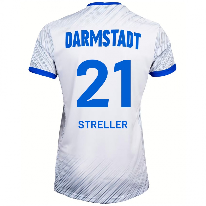 Kinder Till Streller #21 Weiß Blau Auswärtstrikot Trikot 2024/25 T-Shirt Schweiz