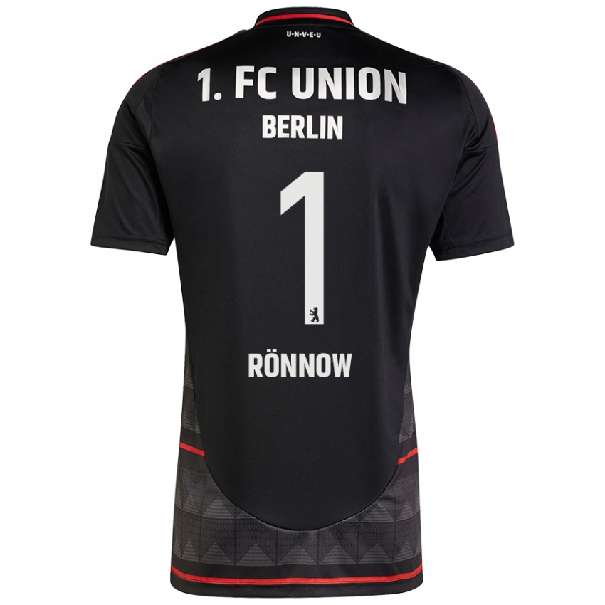 Kinder Frederik Rönnow #1 Schwarz Auswärtstrikot Trikot 2024/25 T-Shirt Schweiz