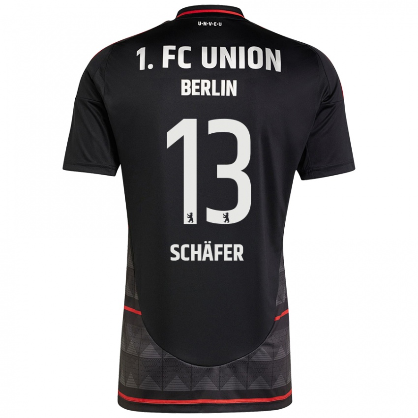 Kinder András Schäfer #13 Schwarz Auswärtstrikot Trikot 2024/25 T-Shirt Schweiz