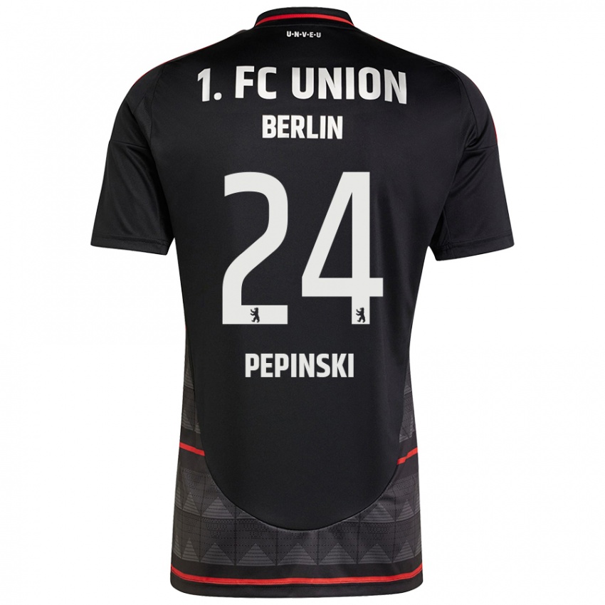 Kinder Louis Pepinski #24 Schwarz Auswärtstrikot Trikot 2024/25 T-Shirt Schweiz