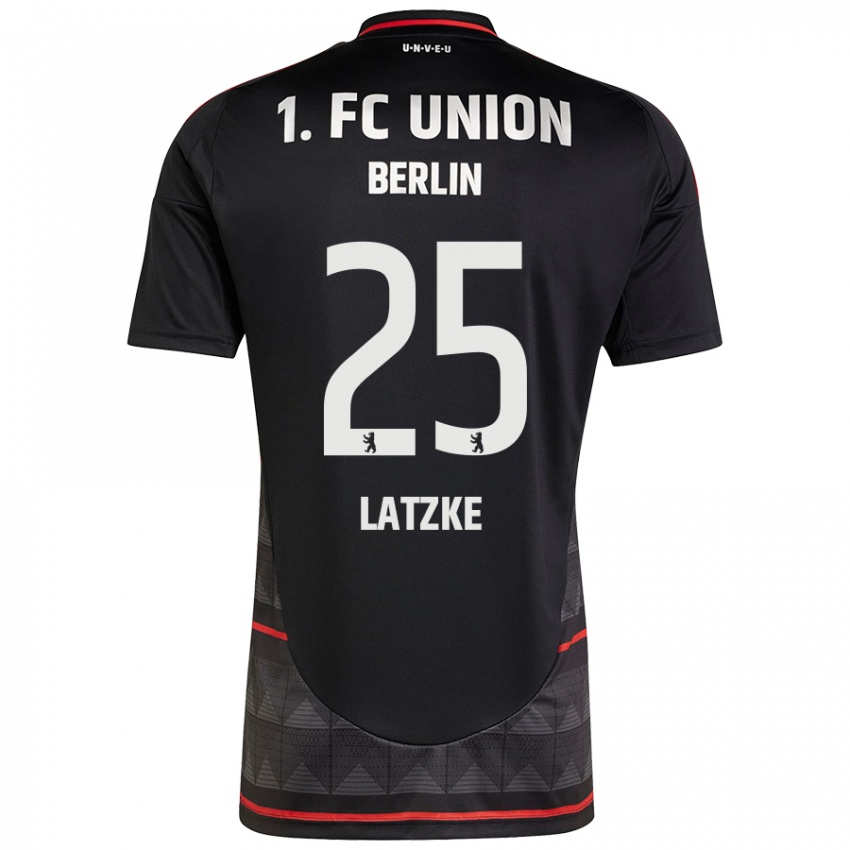 Kinder Jannes Latzke #25 Schwarz Auswärtstrikot Trikot 2024/25 T-Shirt Schweiz