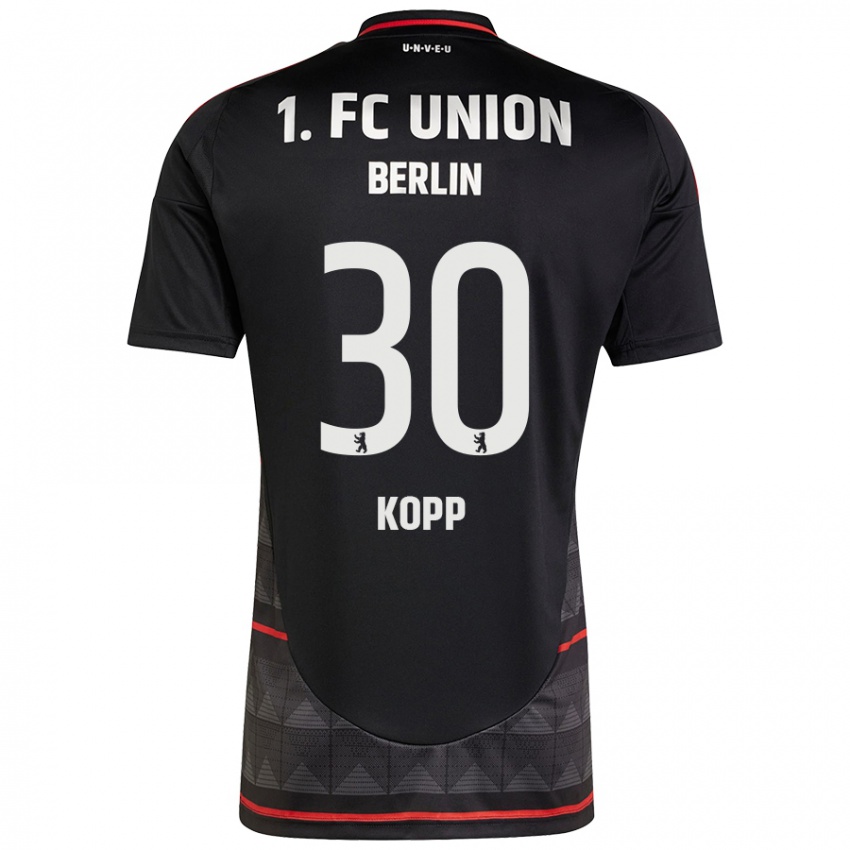 Kinder Marvin Kopp #30 Schwarz Auswärtstrikot Trikot 2024/25 T-Shirt Schweiz