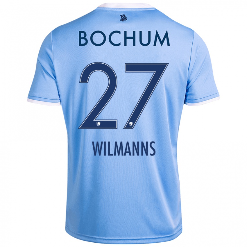 Kinder Anjo Wilmanns #27 Himmelblau Auswärtstrikot Trikot 2024/25 T-Shirt Schweiz