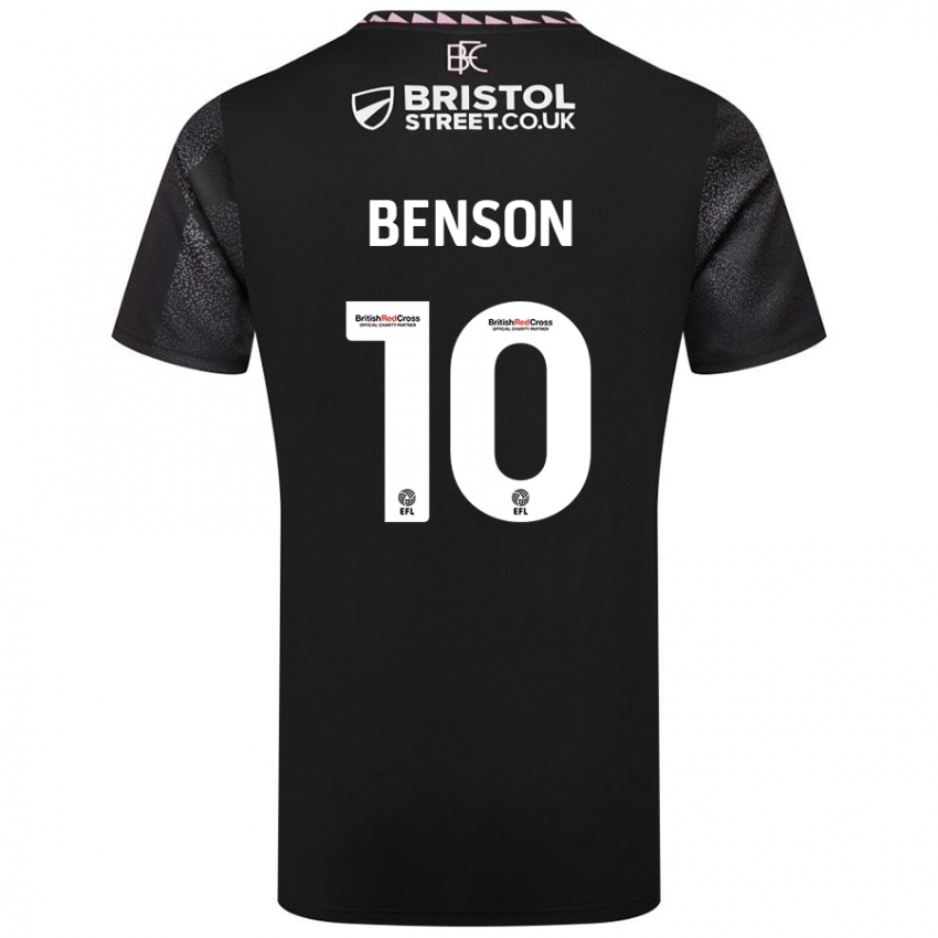 Enfant Maillot Benson Manuel #10 Noir Tenues Extérieur 2024/25 T-Shirt Suisse