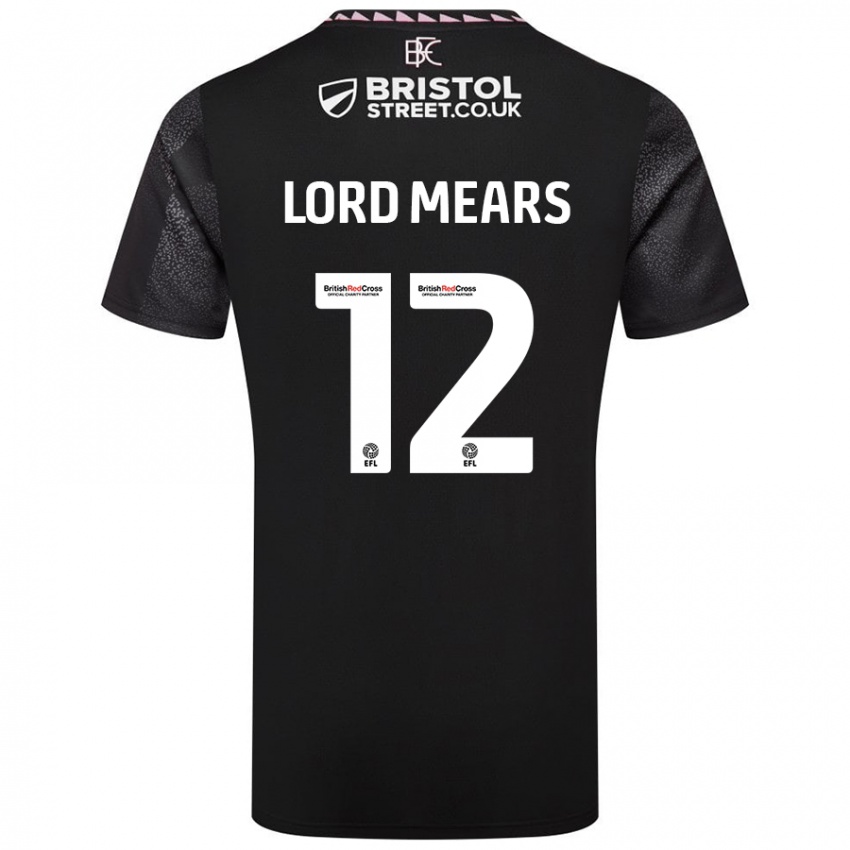 Kinder Rhema Lord-Mears #12 Schwarz Auswärtstrikot Trikot 2024/25 T-Shirt Schweiz