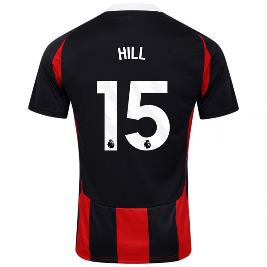 Kinder Anisha Hill #15 Schwarz Rot Auswärtstrikot Trikot 2024/25 T-Shirt Schweiz