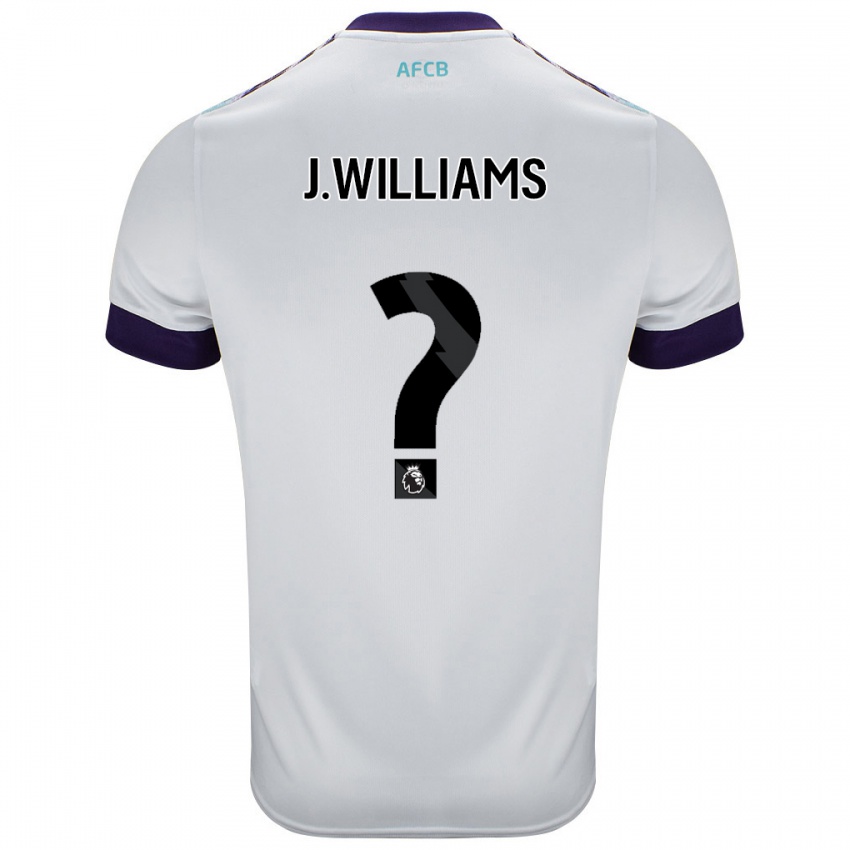 Kinder Jay Williams #0 Weiß Grün Lila Auswärtstrikot Trikot 2024/25 T-Shirt Schweiz