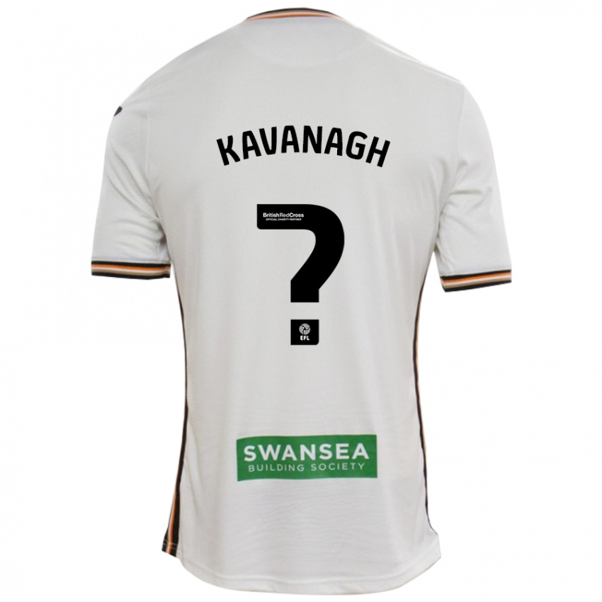 Homme Maillot Reece Kavanagh #0 Blanc Tenues Domicile 2024/25 T-Shirt Suisse