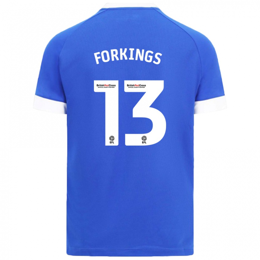 Herren Amelia Forkings #13 Himmelblau Heimtrikot Trikot 2024/25 T-Shirt Schweiz