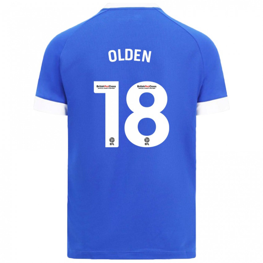 Herren Mackenzie Olden #18 Himmelblau Heimtrikot Trikot 2024/25 T-Shirt Schweiz