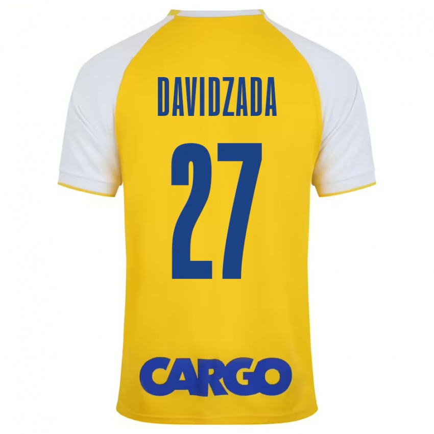 Herren Ofir Davidzada #27 Gelb Weiß Heimtrikot Trikot 2024/25 T-Shirt Schweiz