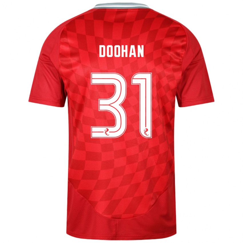 Homme Maillot Ross Doohan #31 Rouge Tenues Domicile 2024/25 T-Shirt Suisse