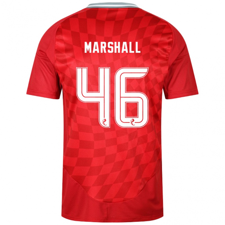 Homme Maillot Findlay Marshall #46 Rouge Tenues Domicile 2024/25 T-Shirt Suisse