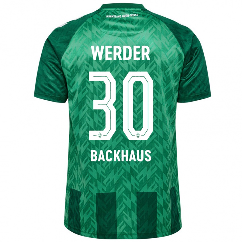 Herren Mio Backhaus #30 Grün Heimtrikot Trikot 2024/25 T-Shirt Schweiz