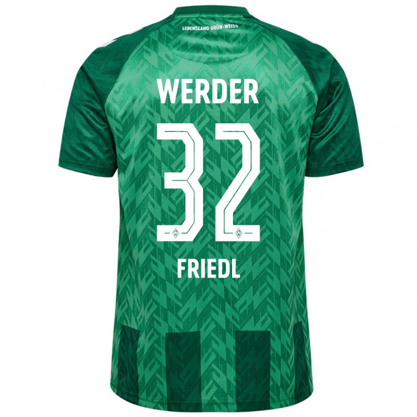 Herren Marco Friedl #32 Grün Heimtrikot Trikot 2024/25 T-Shirt Schweiz