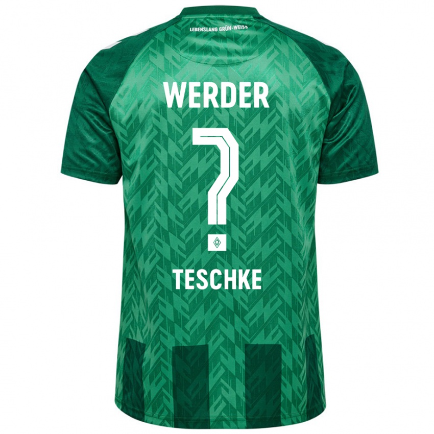 Herren Tim Teschke #0 Grün Heimtrikot Trikot 2024/25 T-Shirt Schweiz