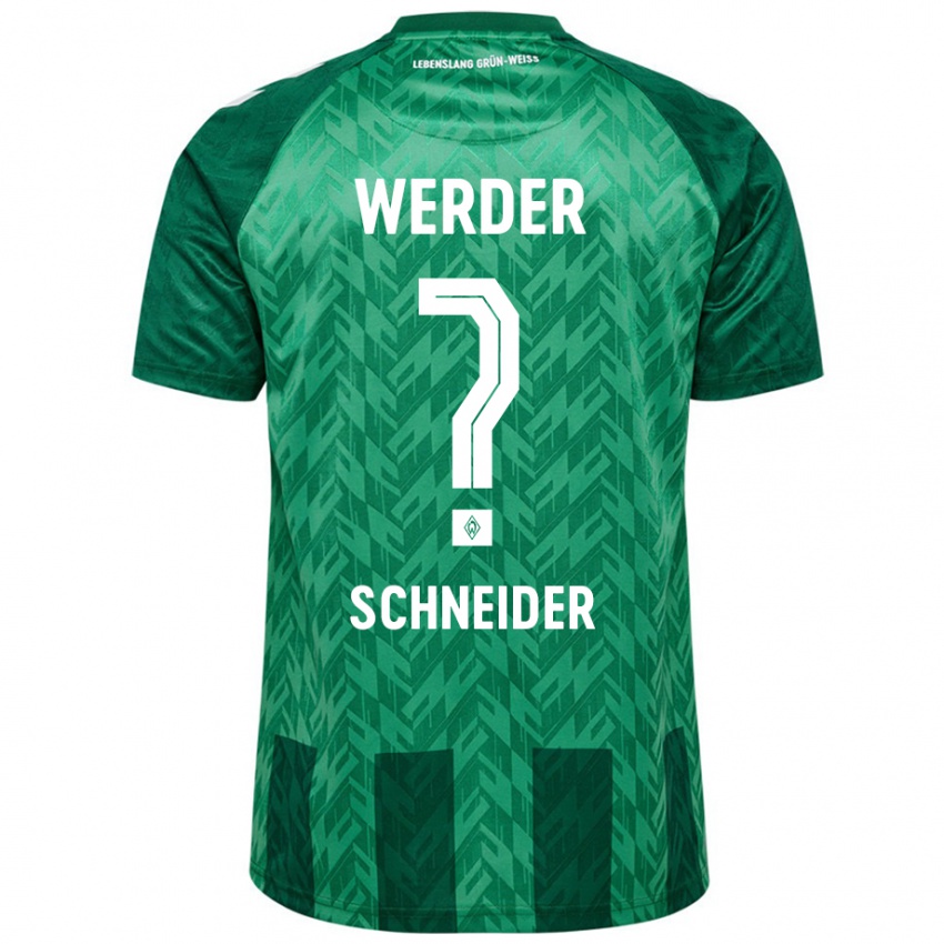 Herren Dieter Schneider #0 Grün Heimtrikot Trikot 2024/25 T-Shirt Schweiz