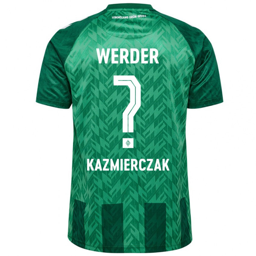 Herren Daniel Kazmierczak #0 Grün Heimtrikot Trikot 2024/25 T-Shirt Schweiz