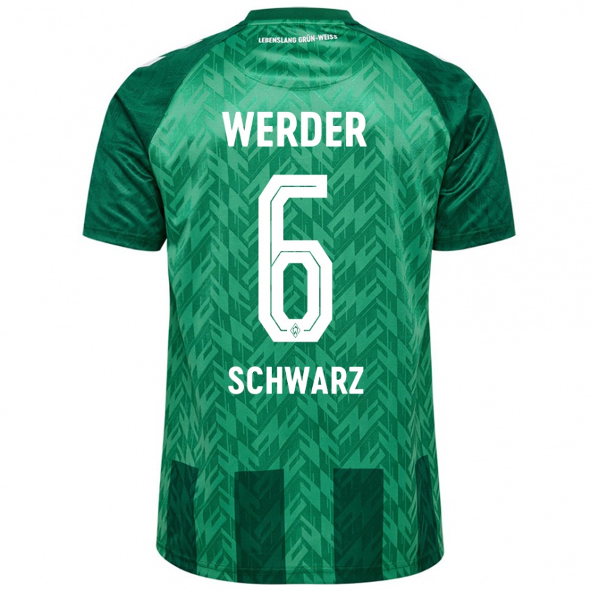 Herren Ricardo-Felipe Schwarz #6 Grün Heimtrikot Trikot 2024/25 T-Shirt Schweiz