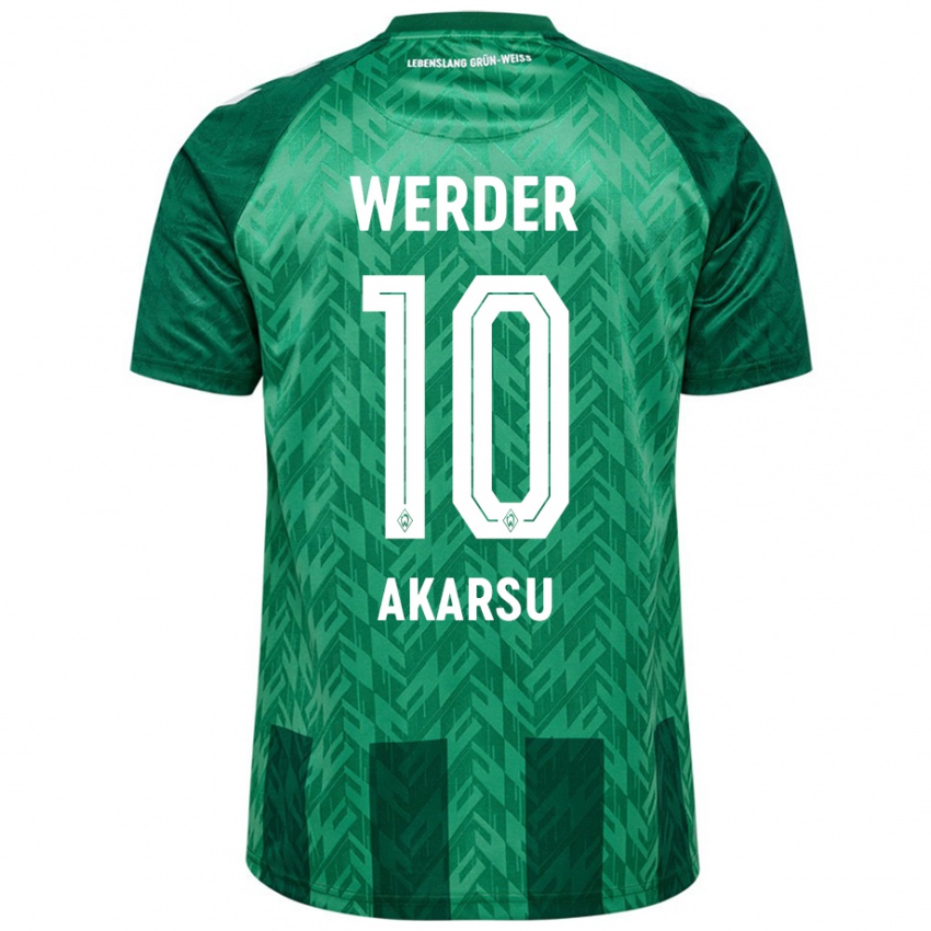 Herren Mikail Bura Akarsu #10 Grün Heimtrikot Trikot 2024/25 T-Shirt Schweiz