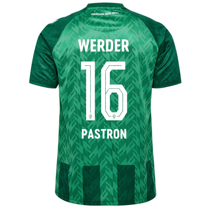 Herren Alvin Pastron #16 Grün Heimtrikot Trikot 2024/25 T-Shirt Schweiz