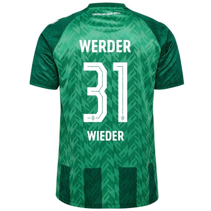 Herren Verena Wieder #31 Grün Heimtrikot Trikot 2024/25 T-Shirt Schweiz