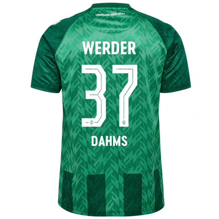 Herren Lena Dahms #37 Grün Heimtrikot Trikot 2024/25 T-Shirt Schweiz