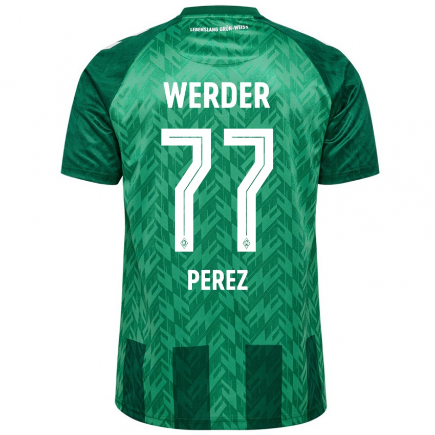 Herren Catalina Pérez Jaramillo #77 Grün Heimtrikot Trikot 2024/25 T-Shirt Schweiz